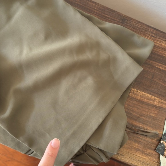 Quince Olive Green Women's Trousers - Picture 8 of 8